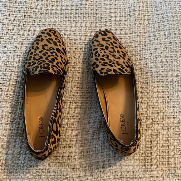 Cheetah Print Flats | 100% leather | J-Crew Factory | Size 8 Womens